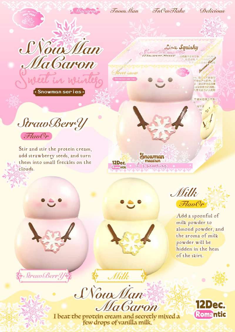 Lisa Snowman Macarons
