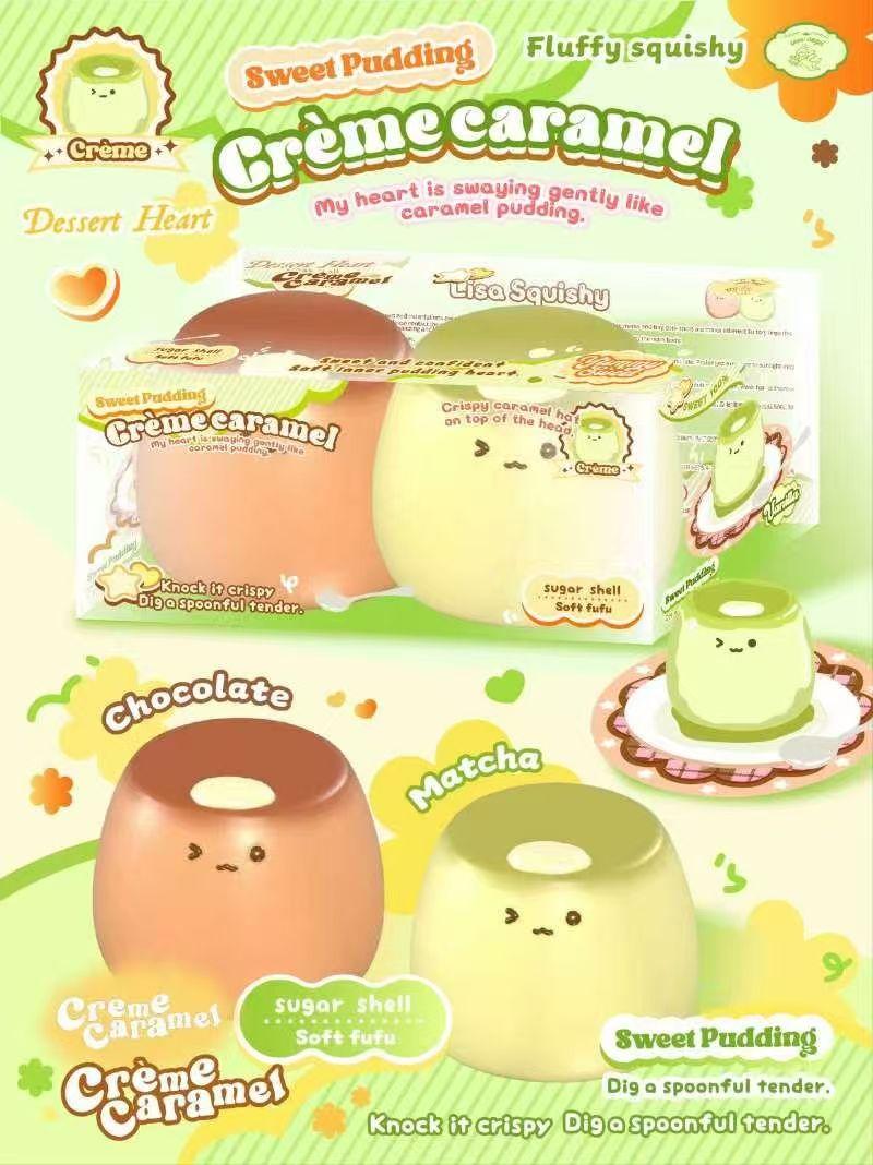 Lisa Caramel Pudding (Matcha Choco)