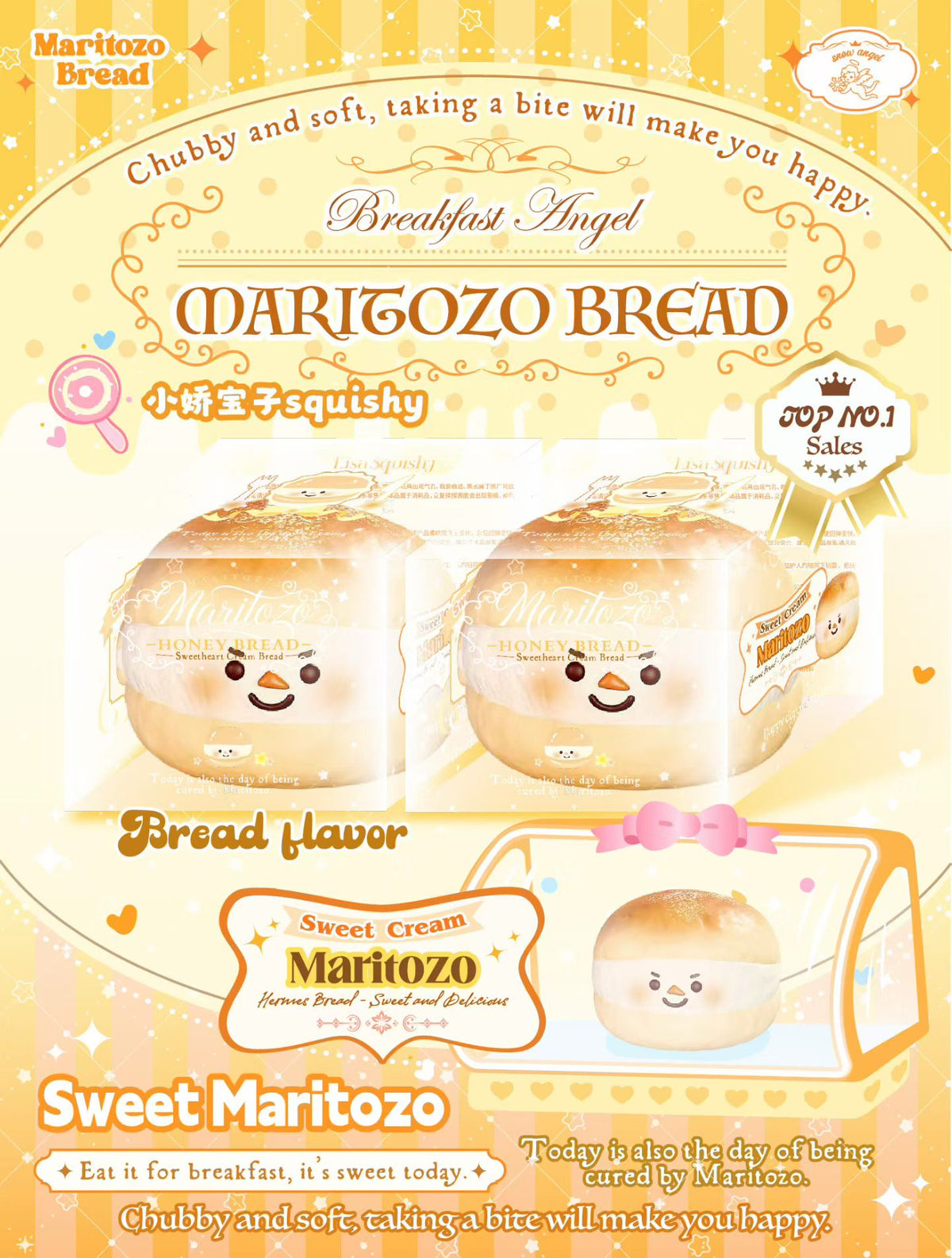 Lisa Snowman Marigozo Bread (Wheat)