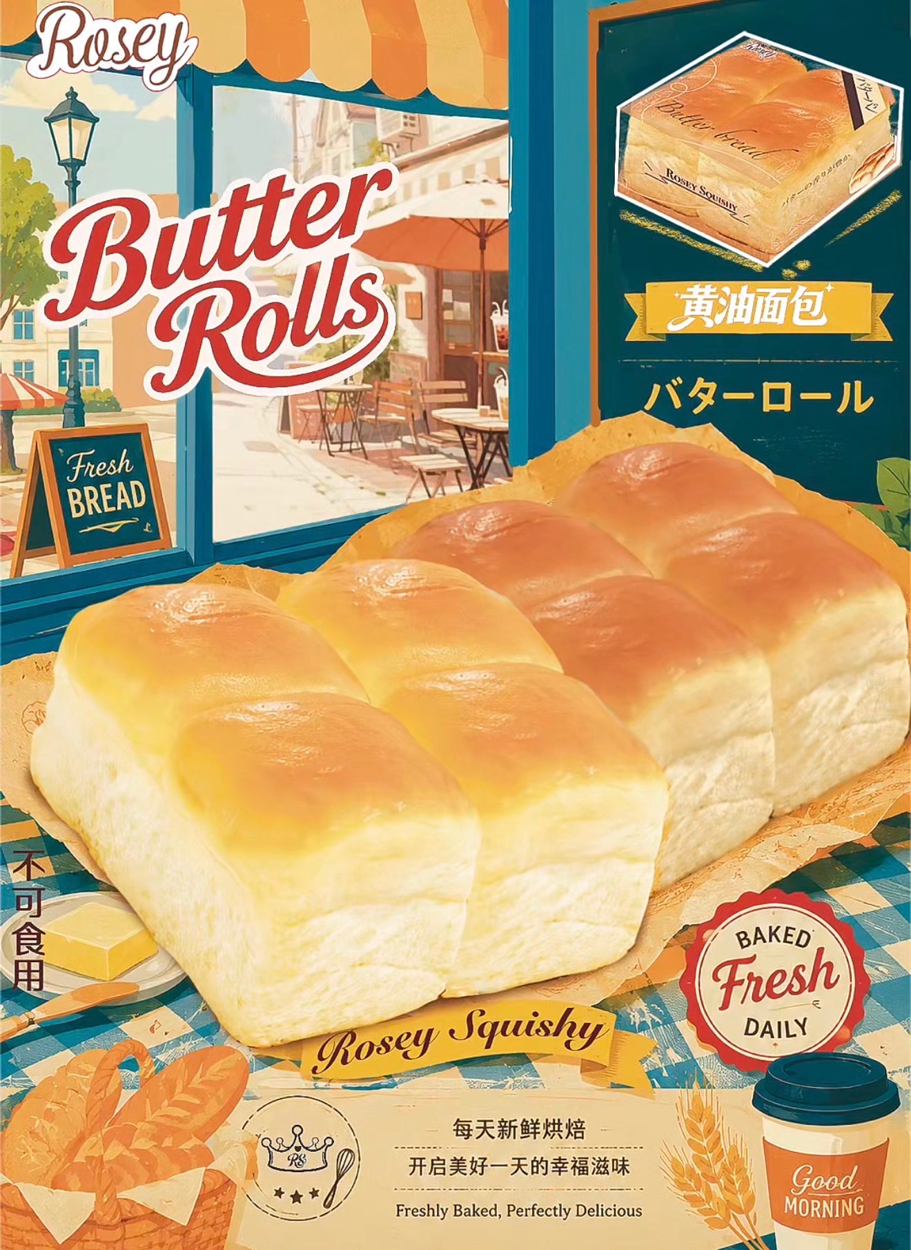Rosey Bread Rolls