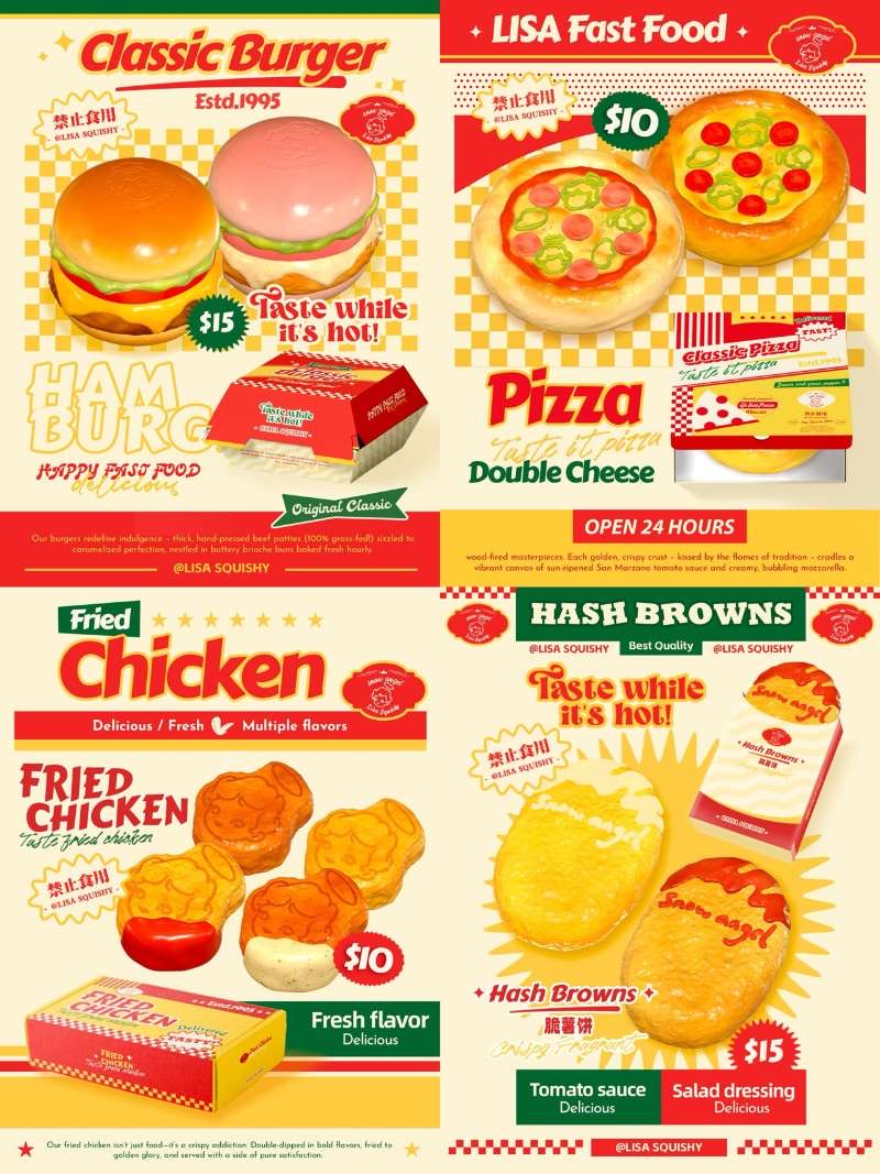 Lisa Fastfood Series (Full Set)