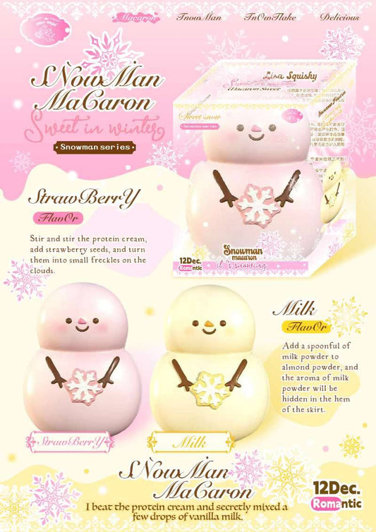 Lisa Snowman Macarons