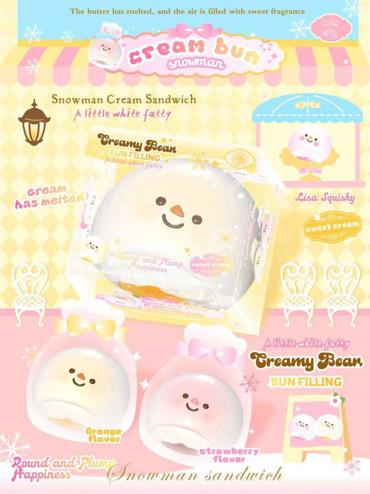 Lisa Snowman Cream Bun