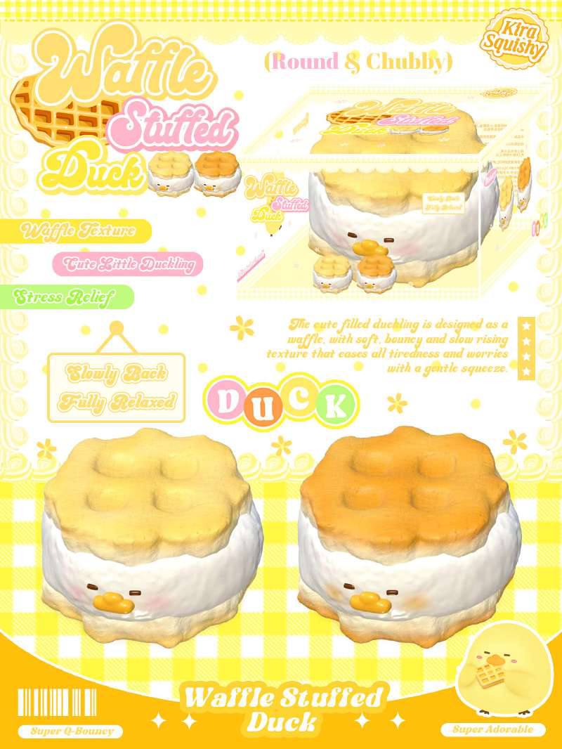 Lisa x Kira Waffle Stuffed Duck