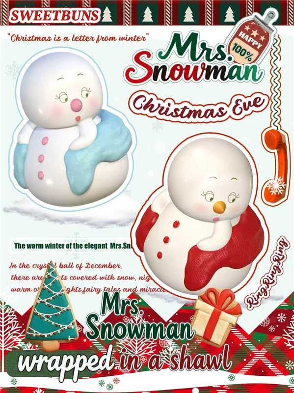 Sweetbuns Mrs. Snowman