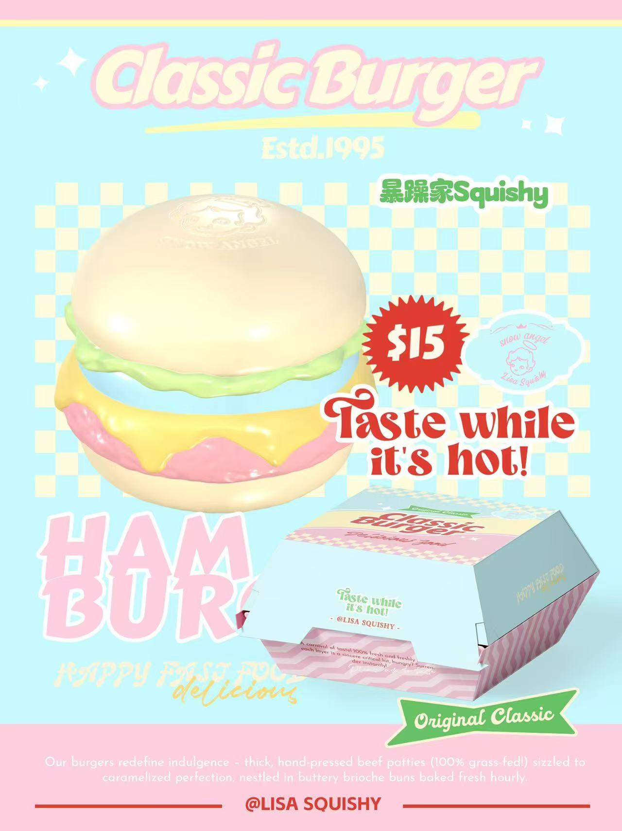 Lisa Pastel Burger