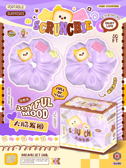 Mido Purple Scrunchie