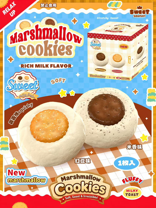 Sweet Squishy Marshmallow Cookies