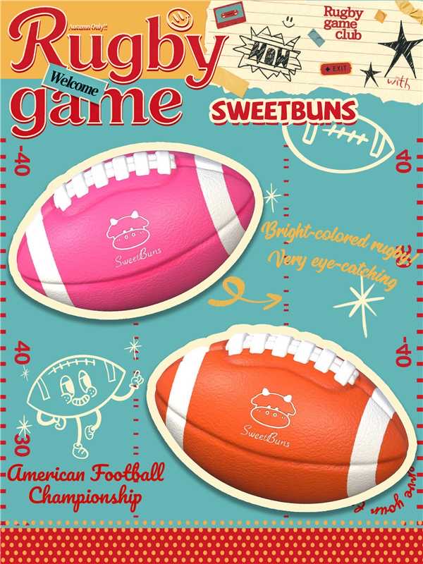 Sweetbuns Rugby Ball