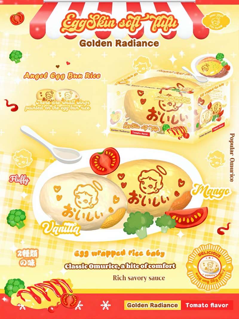 Lisa Angel Omelette Egg Rice Bun