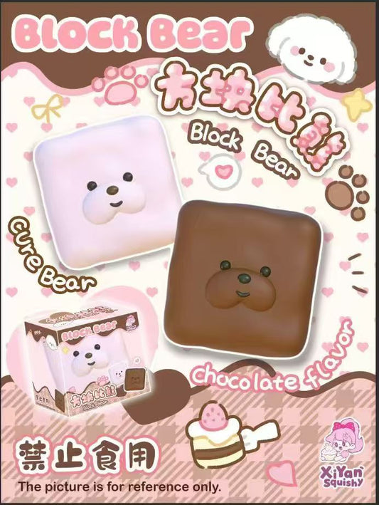 XY Squishy Bichon Bear Cube
