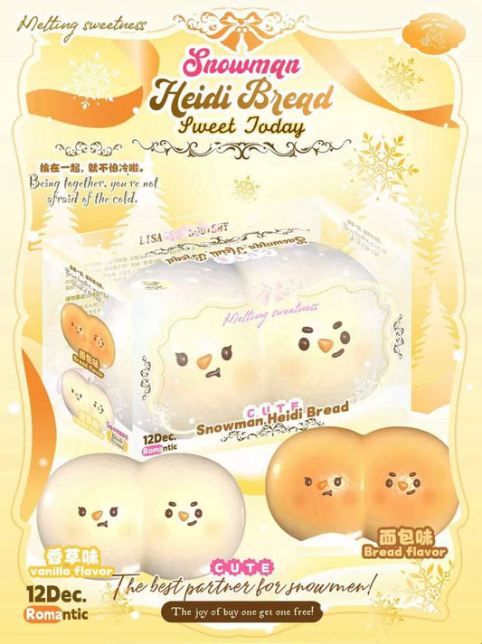 Lisa Twins Snowman Bread